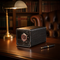 Boite remontoir black leather   hero bureau