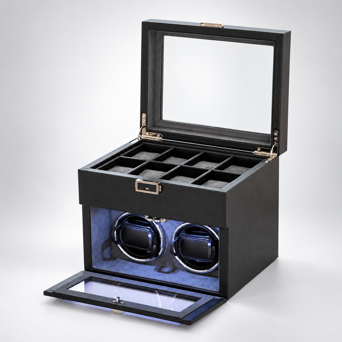 H boite remontoir Noir studio clean