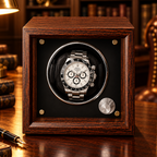 Remontoir Montre Automatique Bois Noir 1 à 6 Montres
