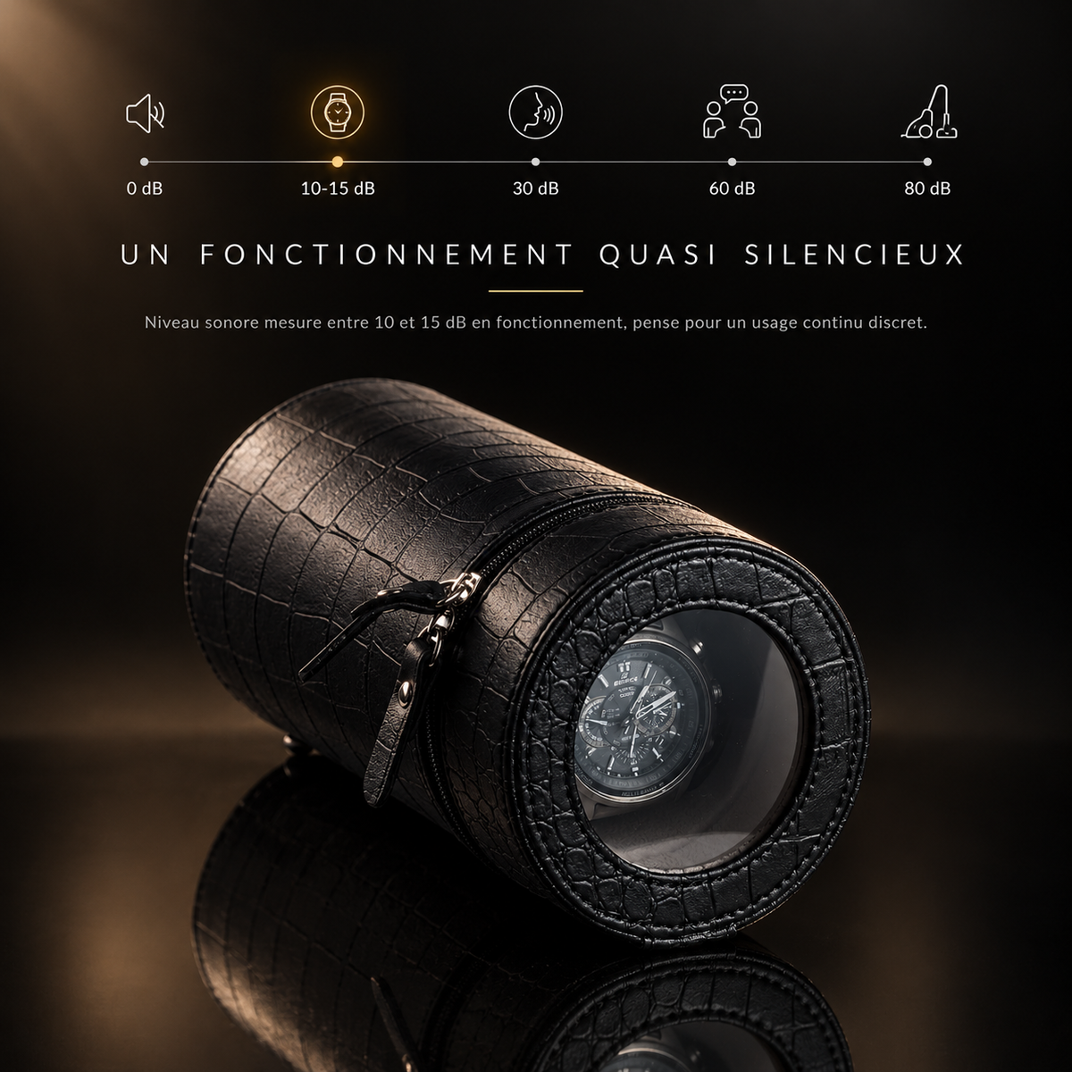 Remontoir Montre Portable Noir type2