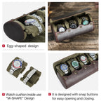 Étui Montre Voyage Cuir