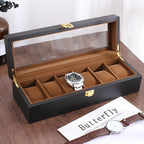 Boîte à Montre en Bois 6 Montres