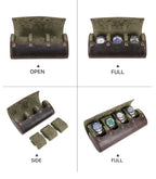 Étui Montre Voyage Cuir