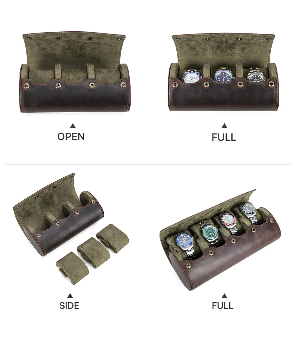 Étui Montre Voyage Cuir