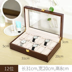Boîte à Montre en Bois 6 Montres