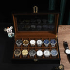 Boîte à Montre en Bois 6 Montres
