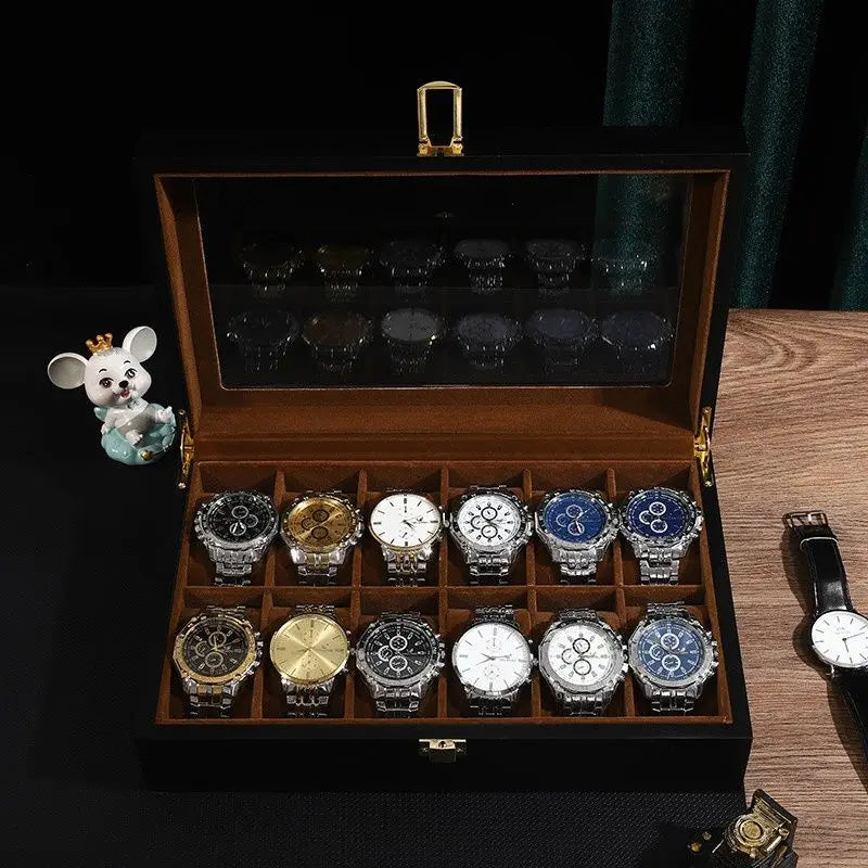 Boîte à Montre en Bois 6 Montres