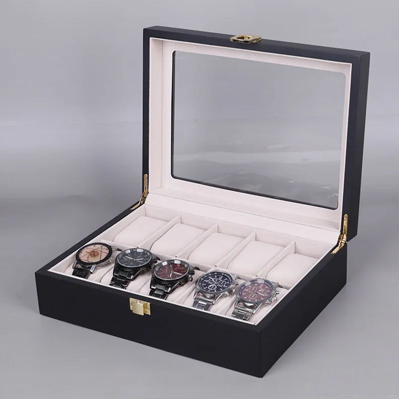 Boîte à Montre en Bois 6 Montres