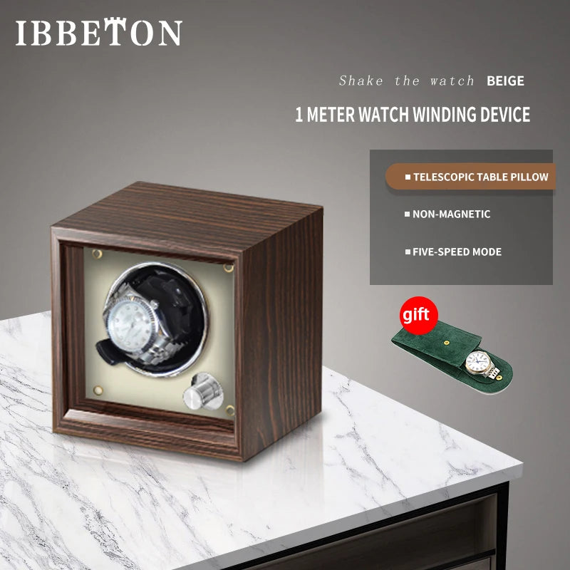 Remontoir Montre Automatique Bois Blanc 1 à 6 Montres