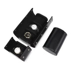 Étui Rouleau à Montres en Cuir Noir 1 à 3 Montres