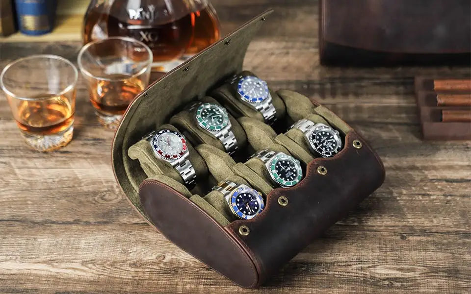 Étui Montre Voyage Cuir