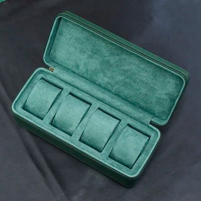 Étui de Voyage Montres Vert
