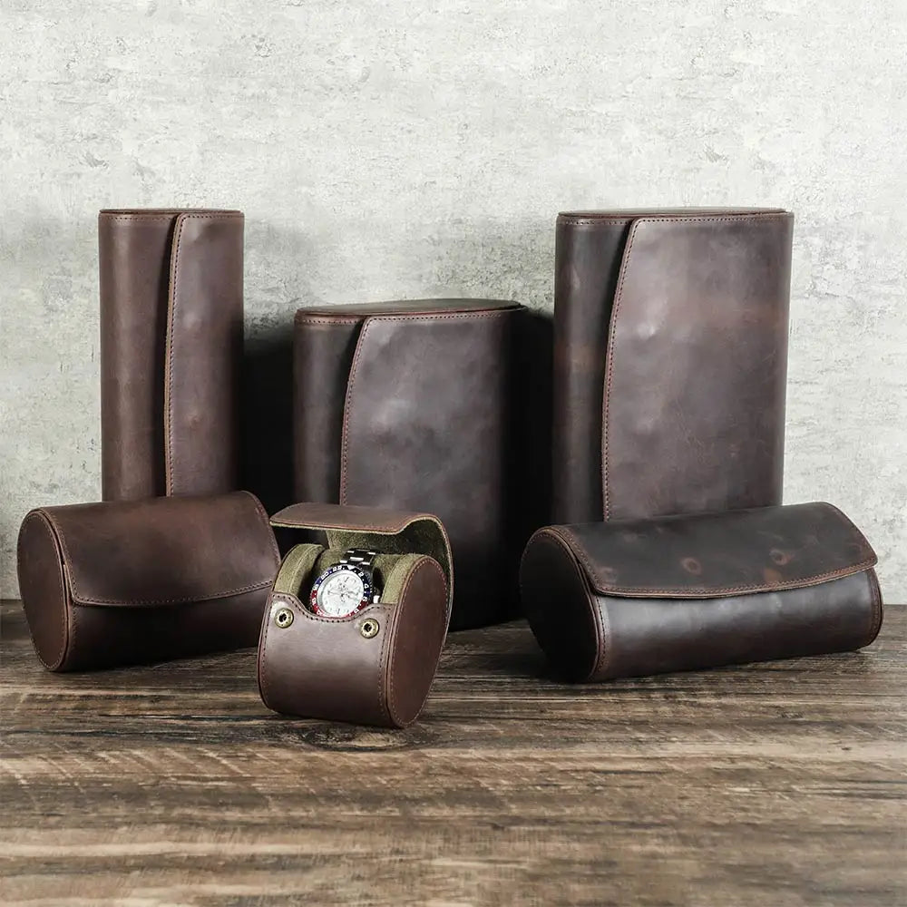 Étui Montre Voyage Cuir