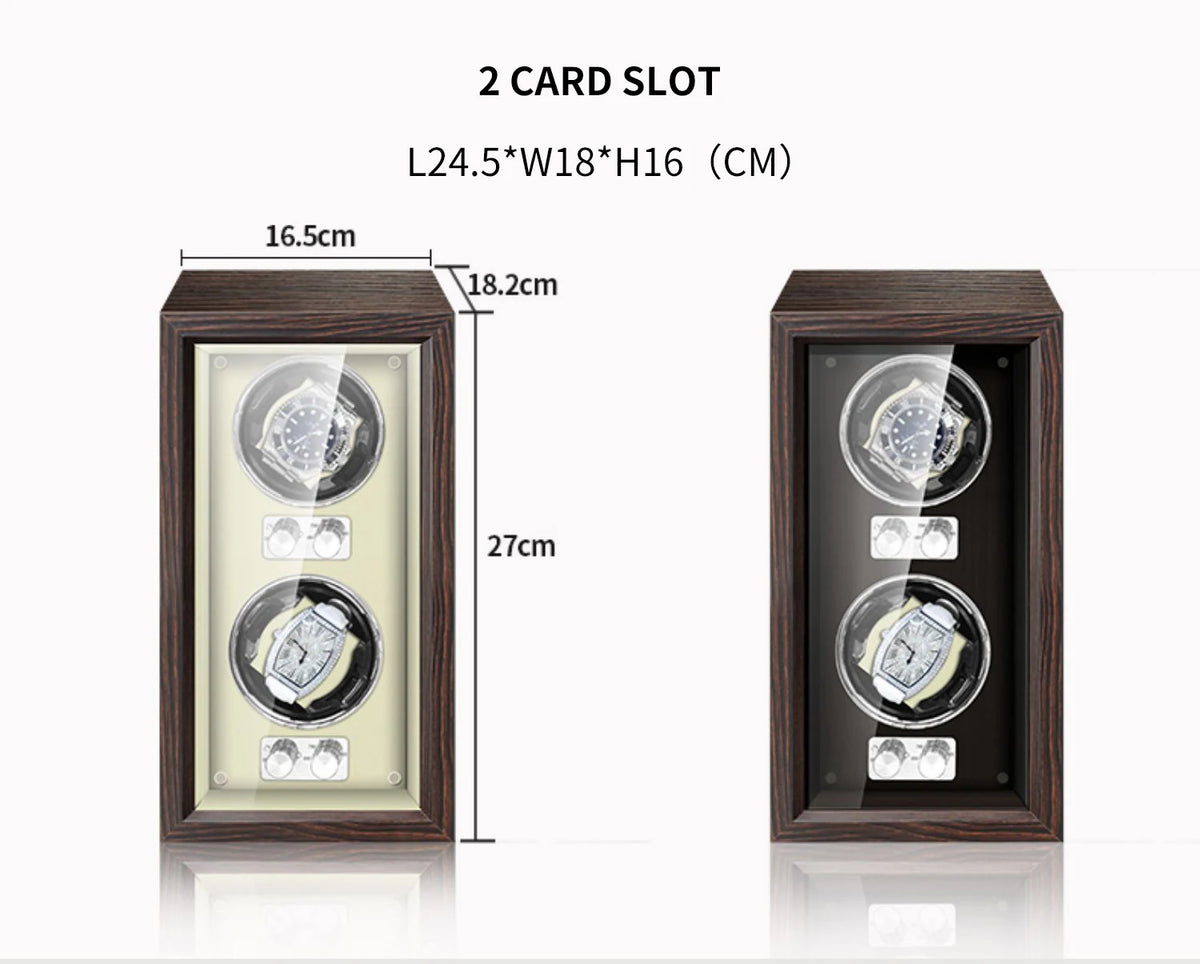 Remontoir Montre Automatique Bois 2 à 4 Montres