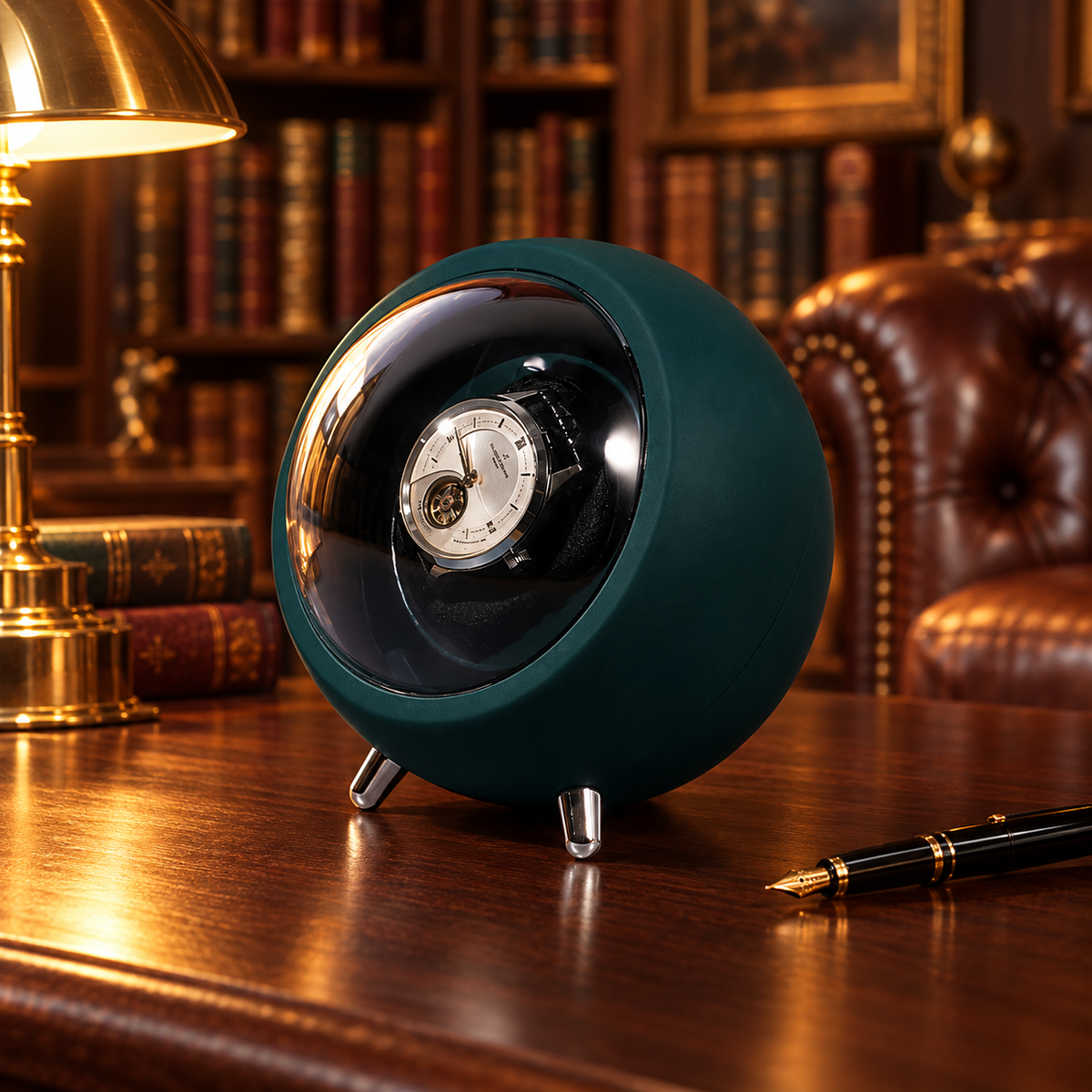 Remontoir pour Montre Automatique Vert hero bureau