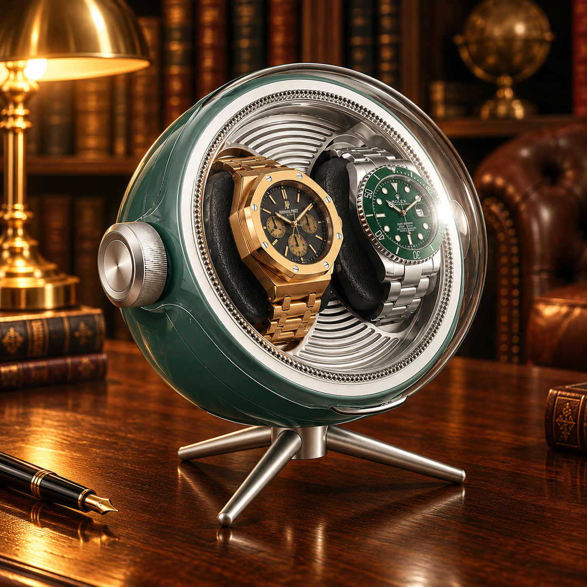 Montre Automatique Remontoir pour 2 Montres