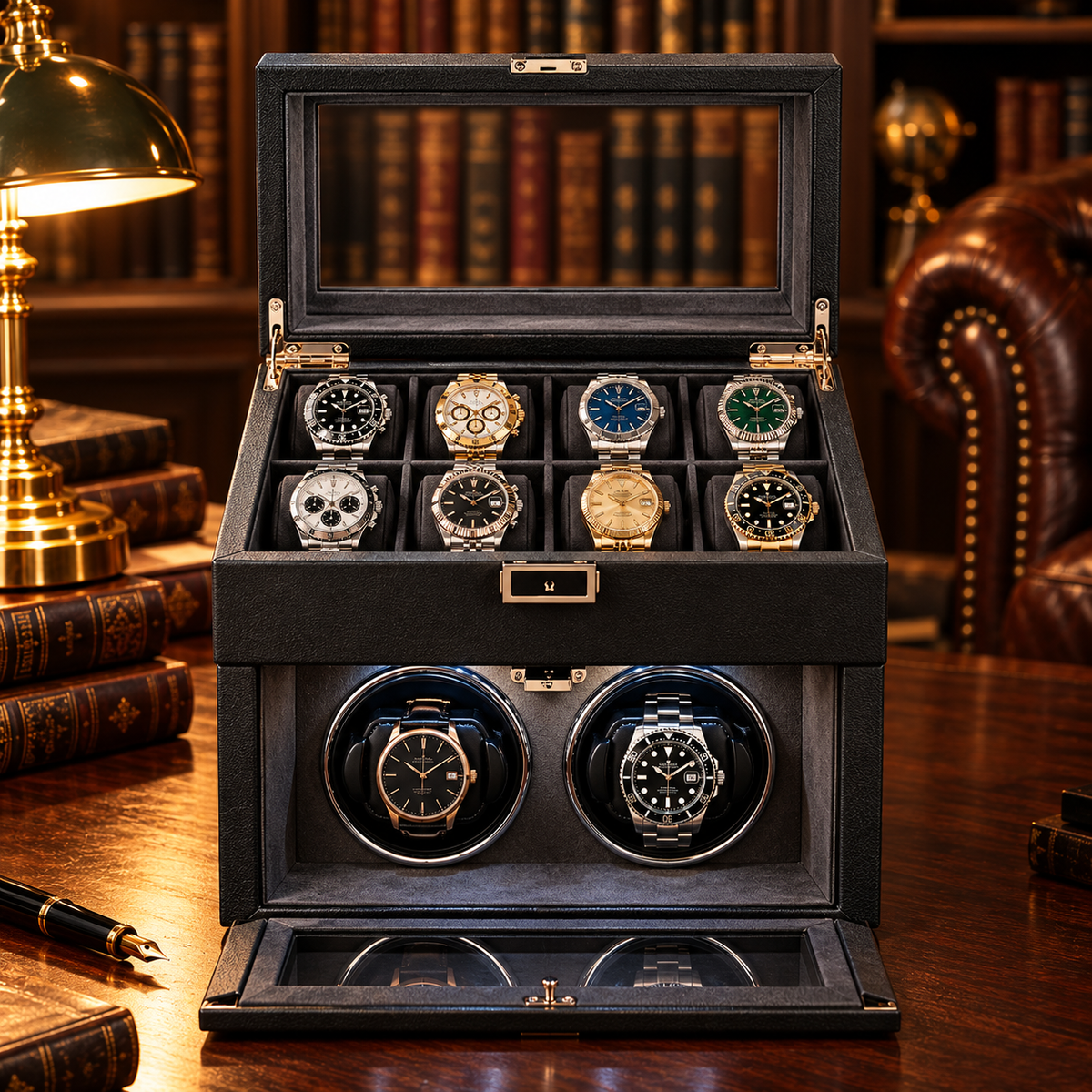 Boîte Remontoir Montre Automatique