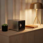 Boite remontoir brushed silver metal   lifestyle chevet