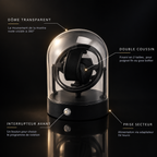 E remontoir dome Noir diagramme premium