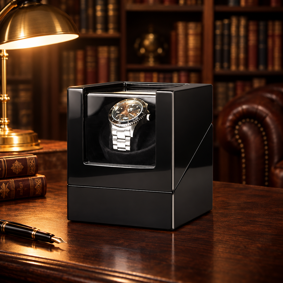 remontoir noir 1montre hero bureau