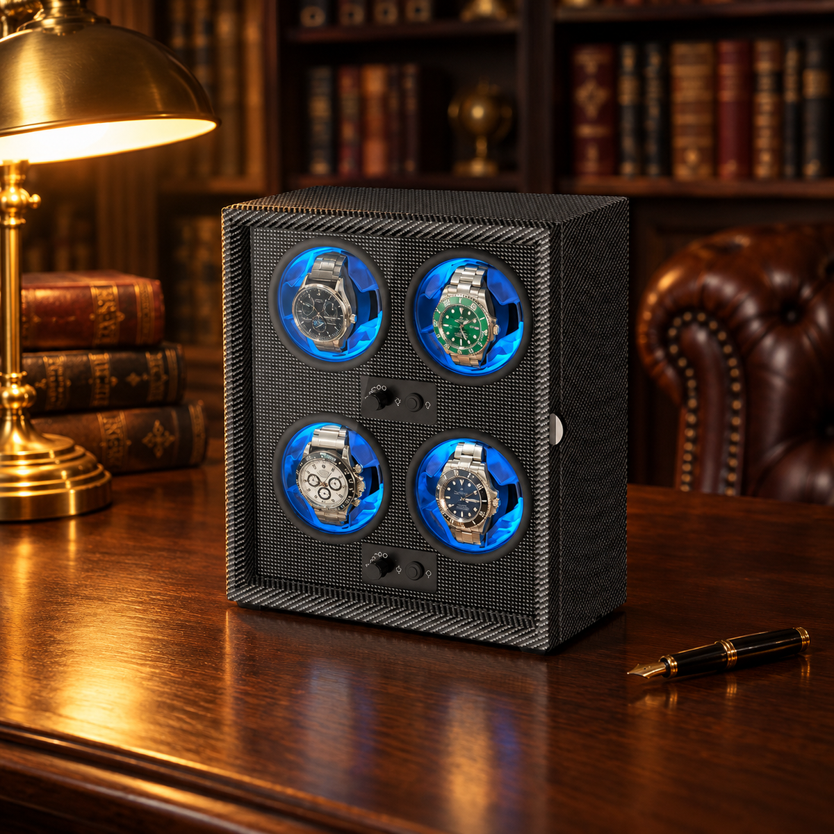remontoir carbone 4montres hero bureau