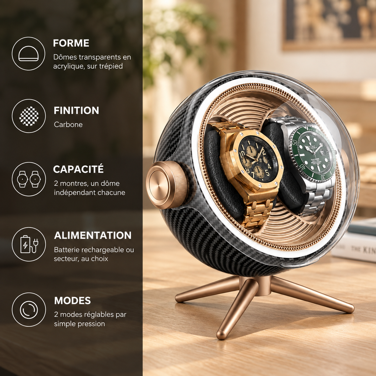 p2 duo dome Carbone type1