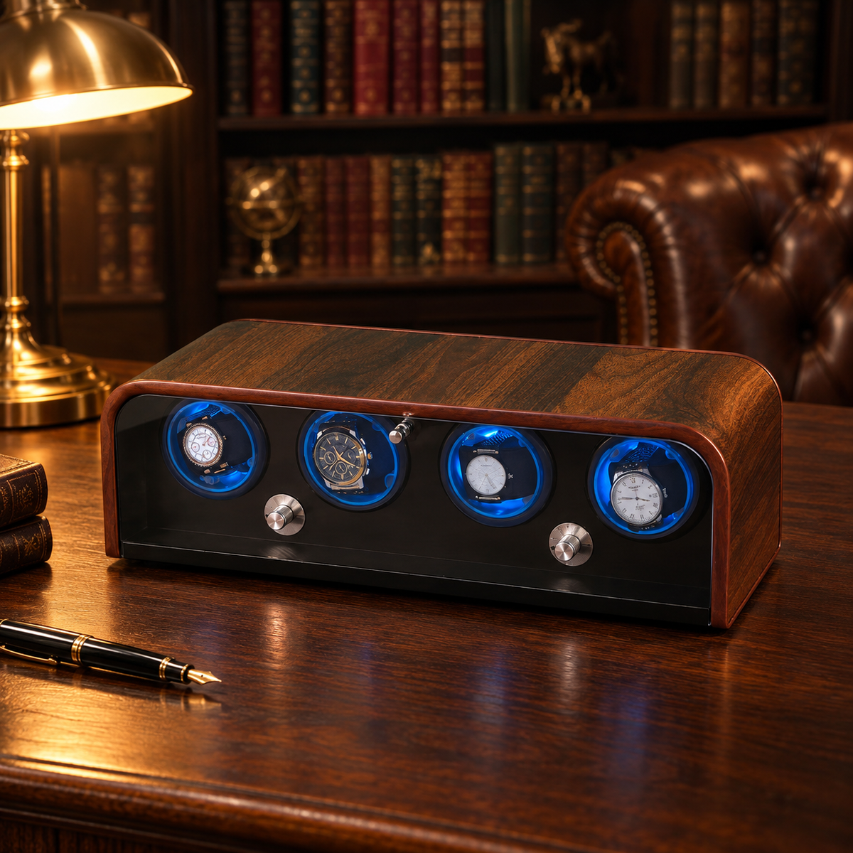 remontoir bois 4montres hero bureau