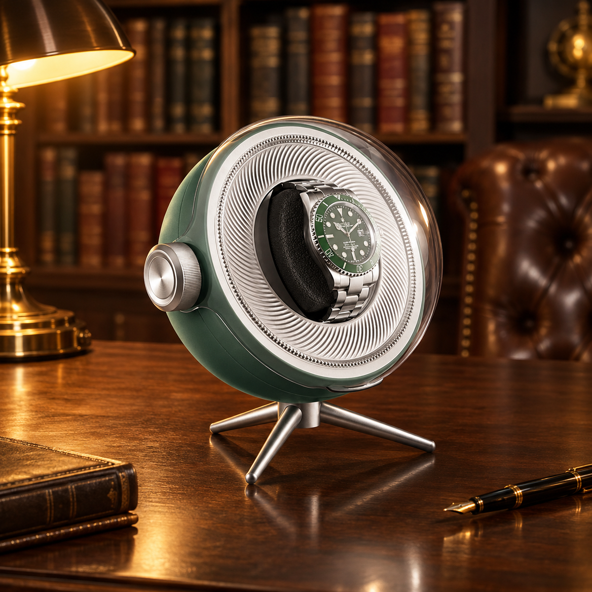 I dome Vert hero bureau