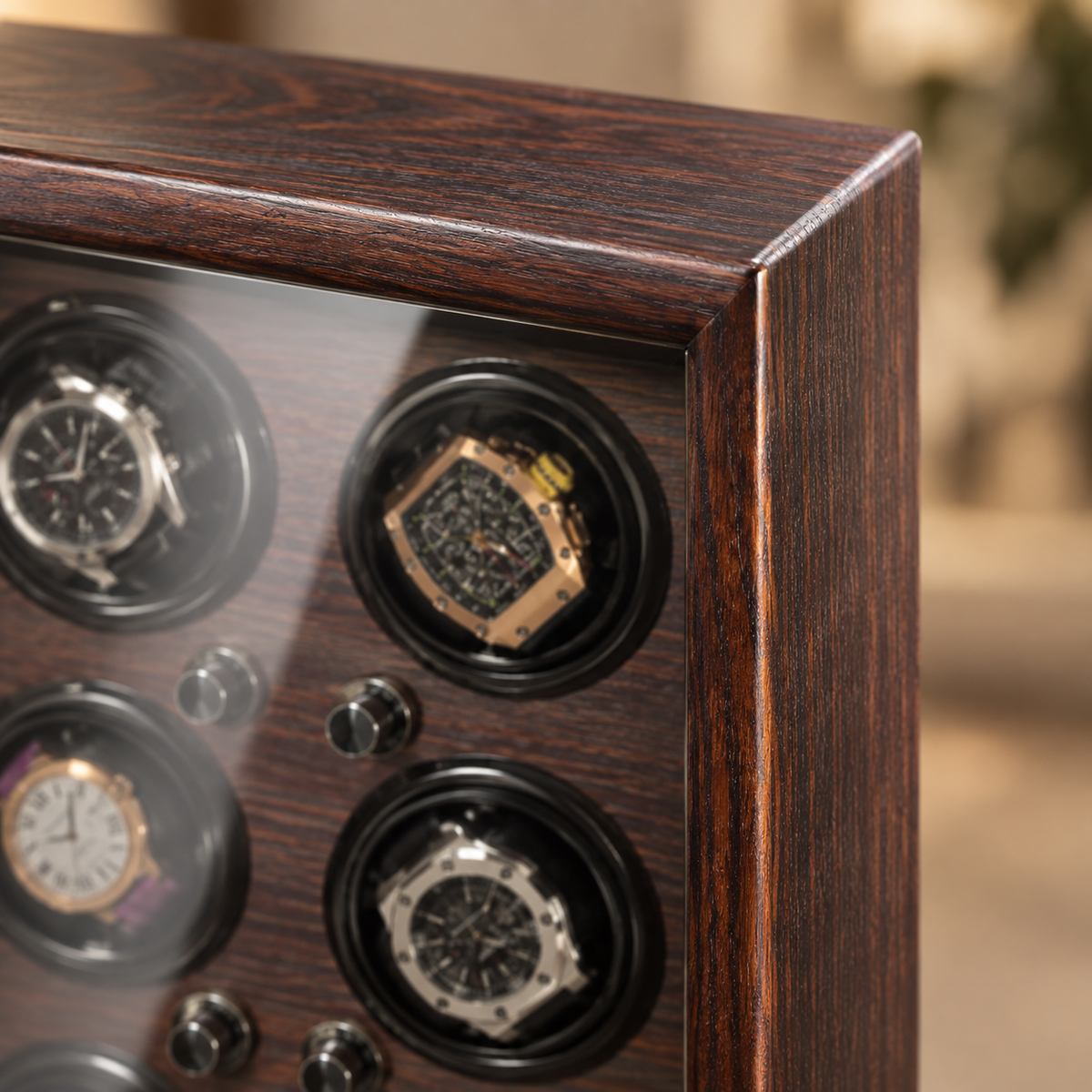 L 6montres Bois macro detail