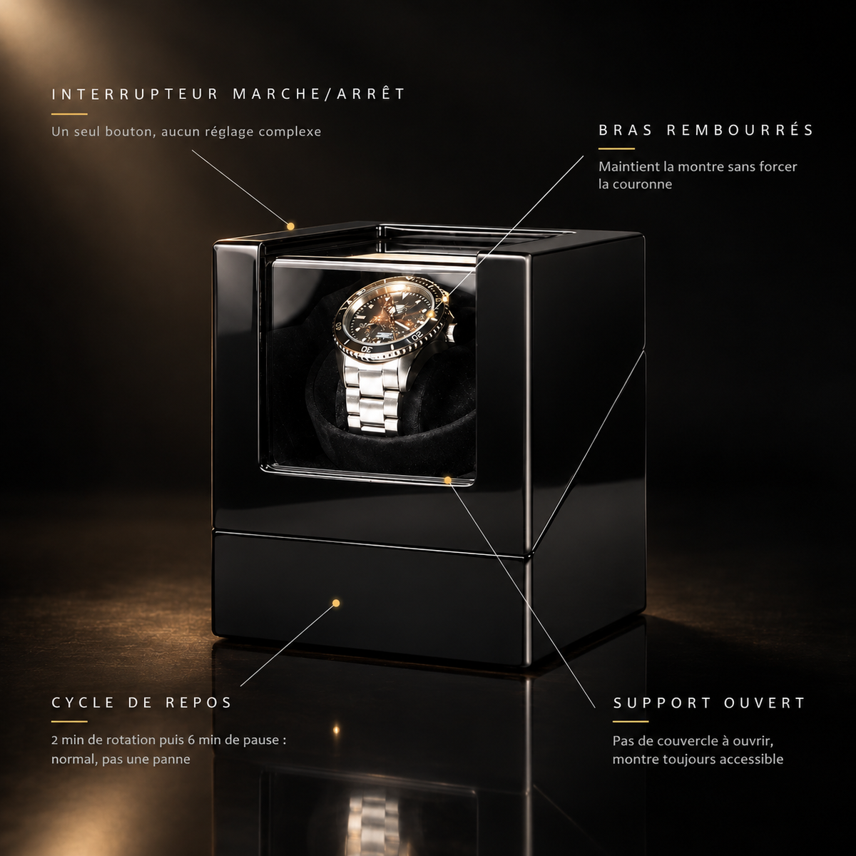 p2 remontoir noir 1Montre diagramme premium