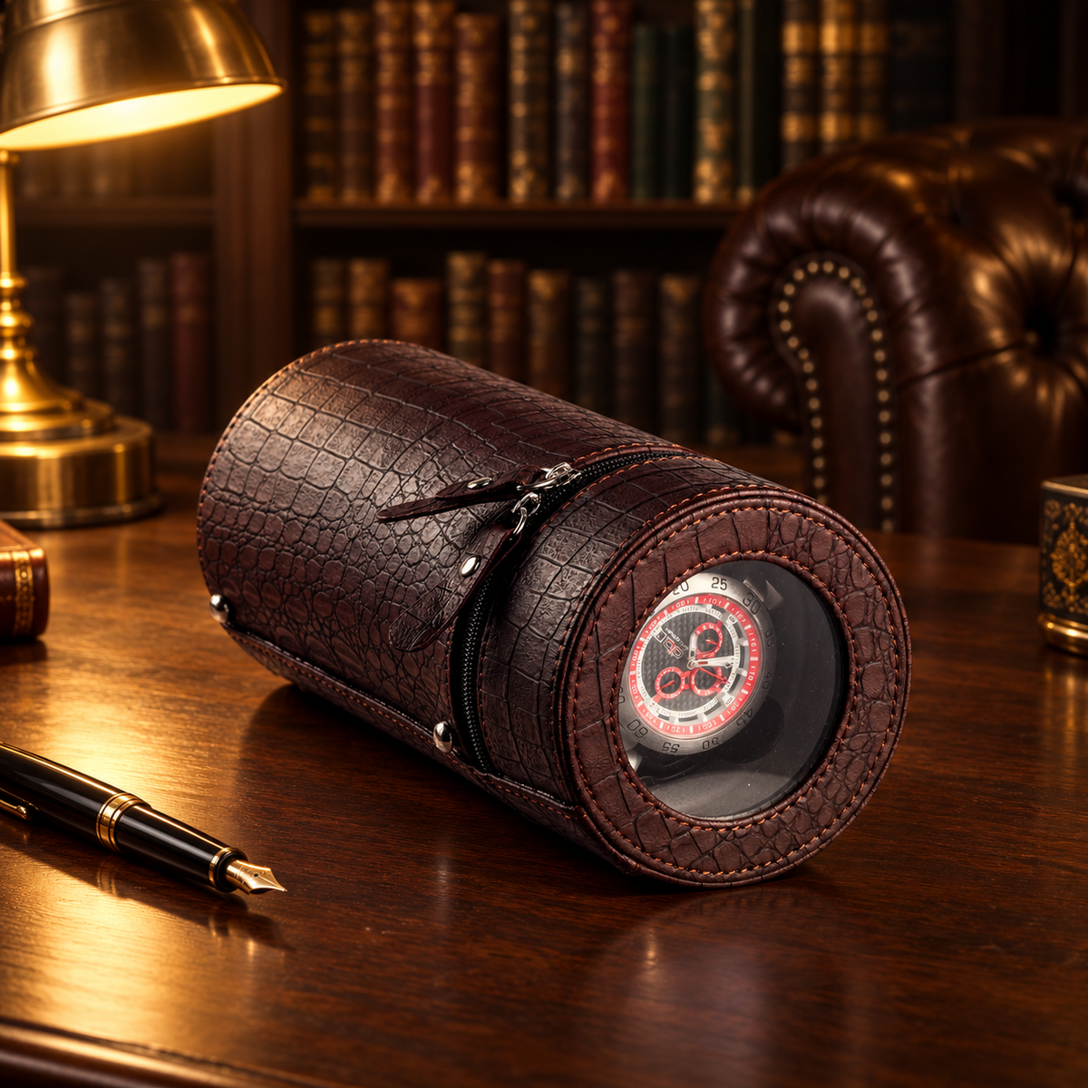 Remontoir Montre Portable Marron hero bureau