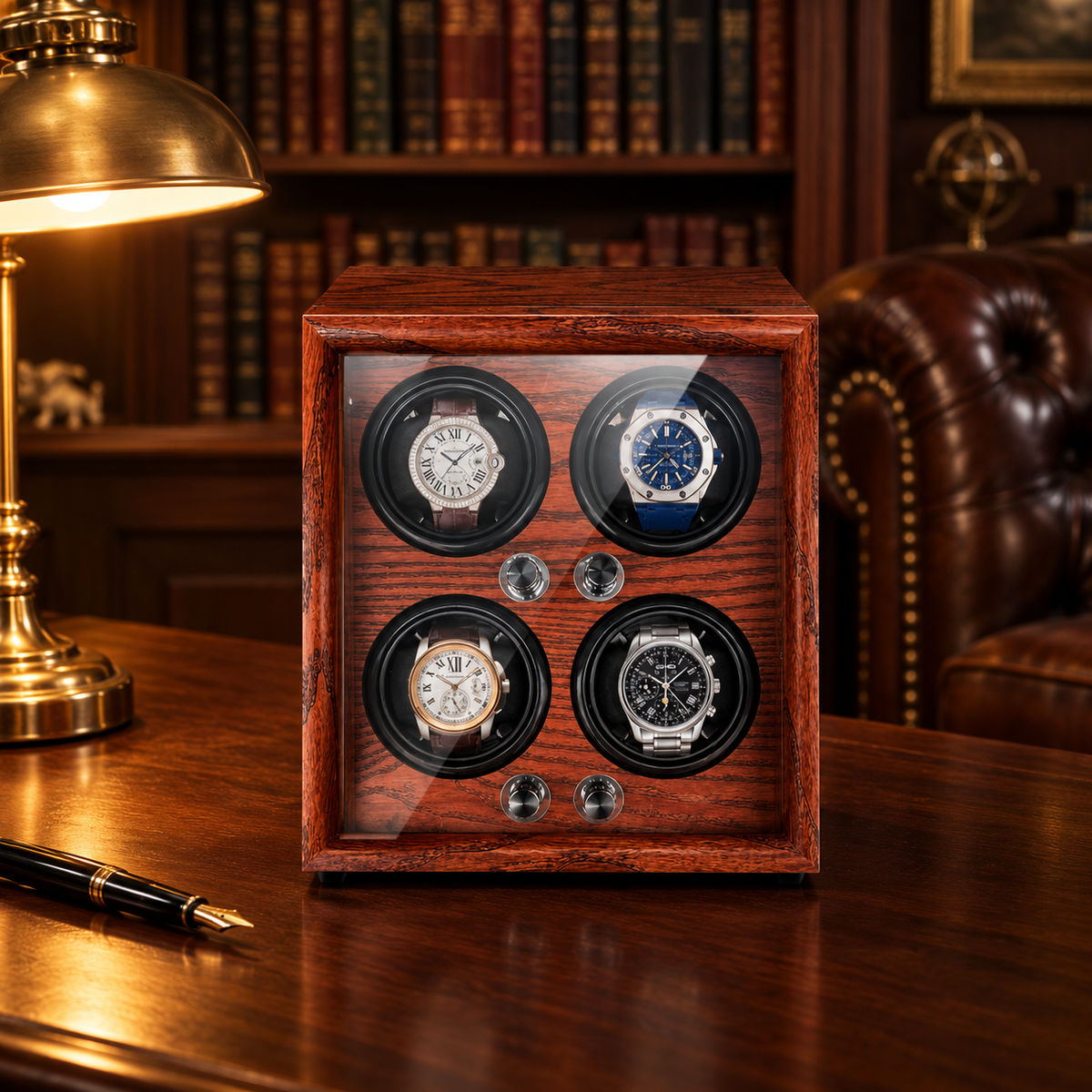 K 4montres Marron hero bureau