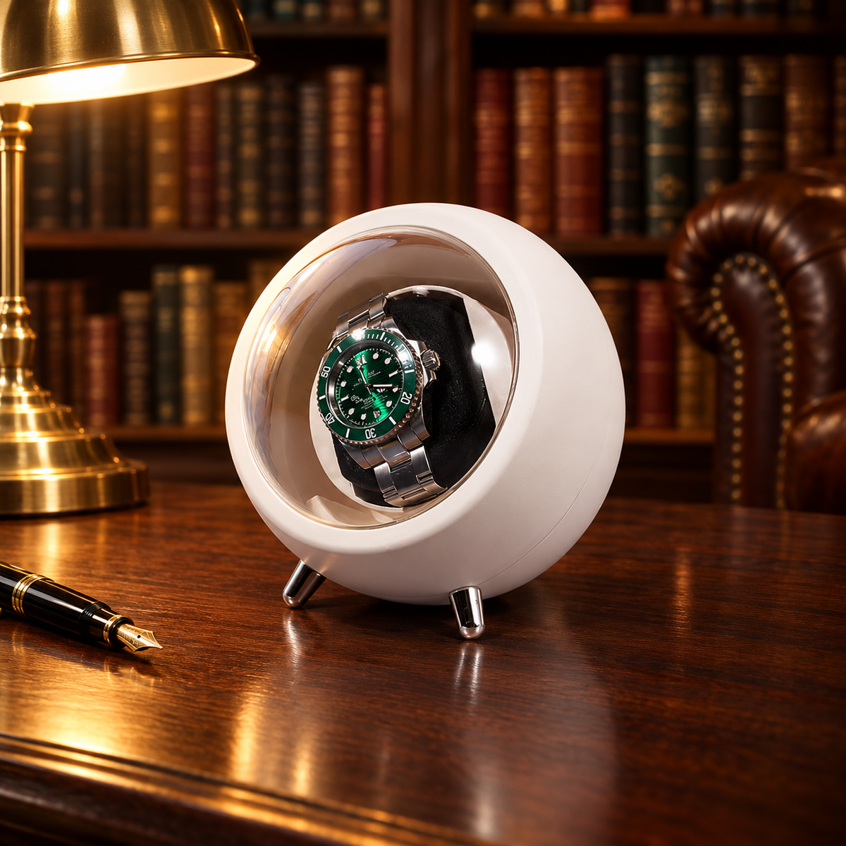 Remontoir pour Montre Automatique Blanc hero bureau