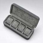 Étui de Voyage Montres Gris 4 montres - packshot studio