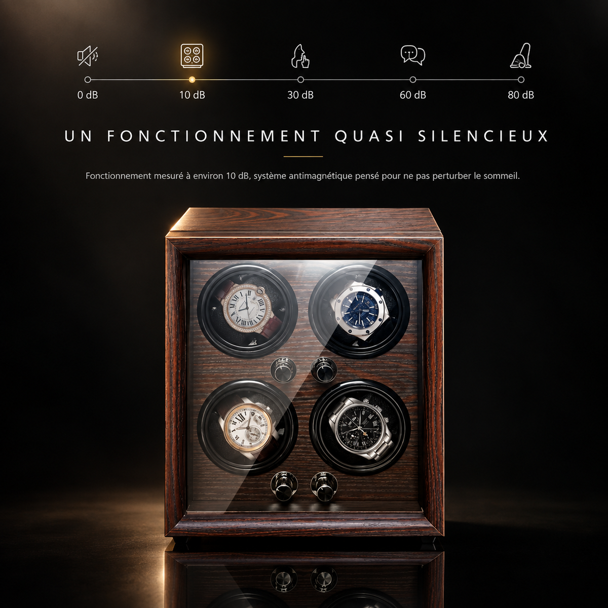 K 4montres Bois decibels